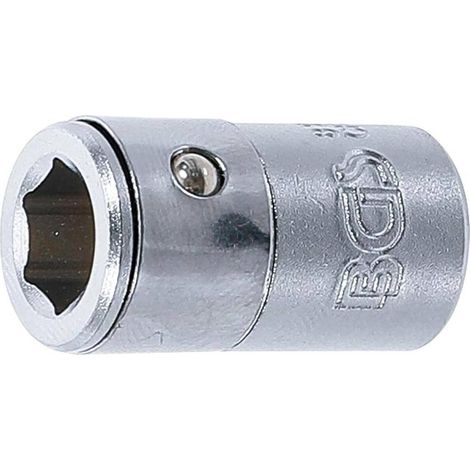 Adaptateur avec Bille de Retenue 6,3 mm (1/4) - Six Pans Intérieurs 8 mm (5/16) - Précision et Fiabilité - D-Work (1/5)