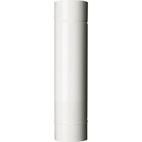 12 tubi 8x50 cm acciaio smaltato bianco tubo per stufa stufe a legna