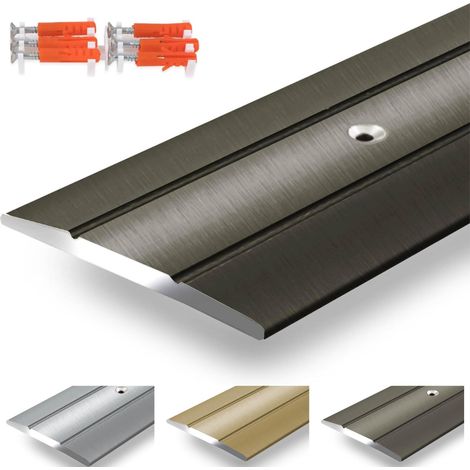 Barre de seuil Firm K132 Forme: C : 36 mm Longueur: 90 cm Pré-percé Bronze