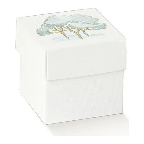 Scotton FC Scatolina Intrecci Verde Stampa Caldo 5x5x5 cm 10 pz
