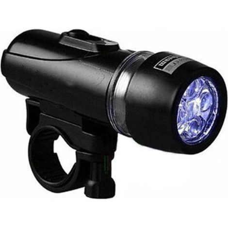 Feux avant et arrière vélo noir, kit éclairage VTT, lampe frontale et feu arrière de sécurité, signalisation nocturne pour cyclisme urbain et montagne (1/5)