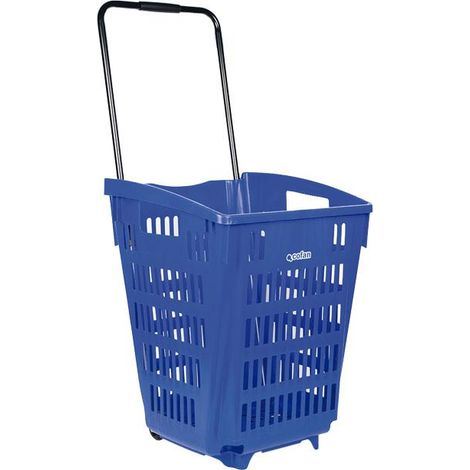 COFAN cesta de compra con ruedas y asa telescópica 390x390x529 mm (1/4)