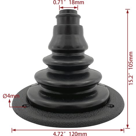 Rubber protective sleeve for cables in motorhomes, boats and yachts, 102120 mm, black rubber.