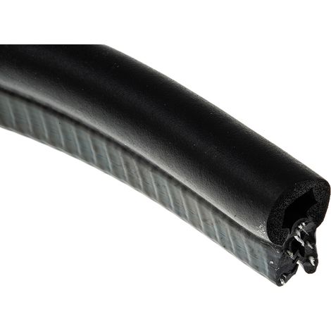 Rs Pro – Joint d'étanchéité en EPDM noir 20m x 30mm x 17mm – Excellente étanchéité pour espaces humides – Protection contre l'humidité et les infiltrations d'air (1/2)