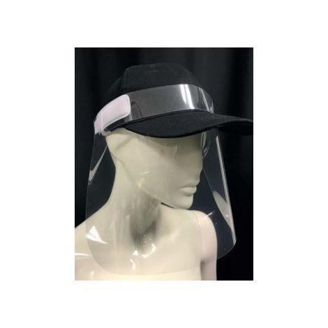Visière barrière pour casquette -, Dimensions : 280 x 220 mm