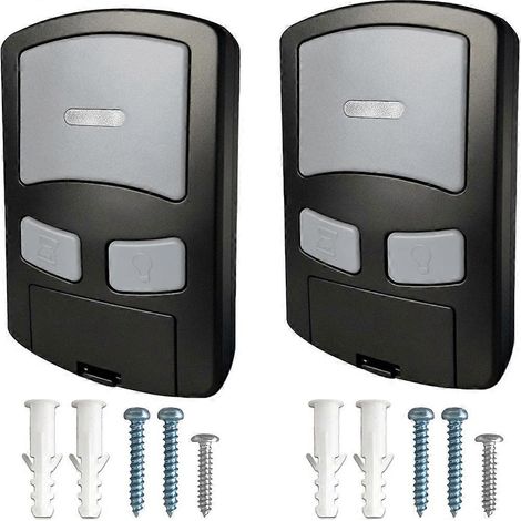 Console murale sans fil de remplacement pour ouvre-porte de garage Genie Intellicode (modèles fabriqués après 2013, lot de 2). (1/5)