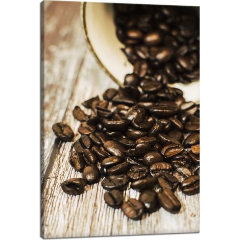 Leinwanddruck „Küche Kaffeebohnen“ 40 x 60 cm