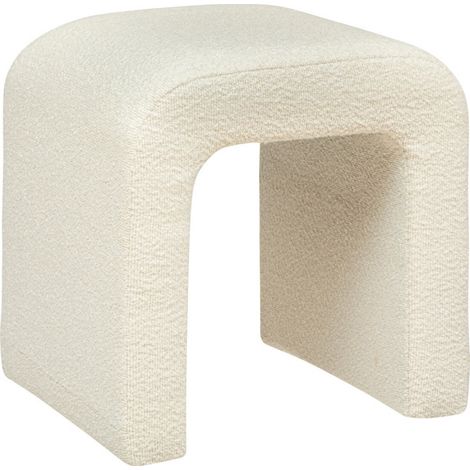 Pouf bouclettes ou velours côtelé "Sevi" Atmosphera