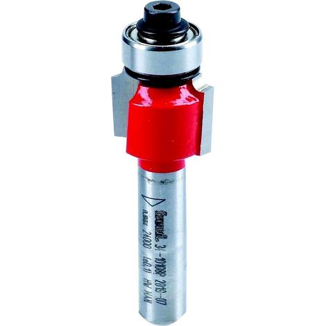 Fresa arrotondatrice Freud con cuscinetto, R=2,0 mm, A=8 mm (gambo), 34-10108P