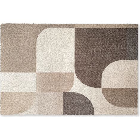 FELPUDO Geométrico - Estructura tejida - Moderno 120x80 cm (1/3)
