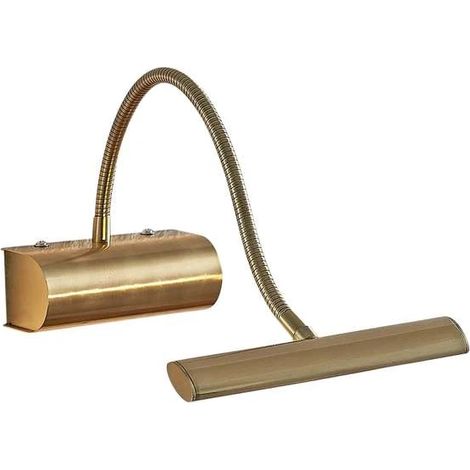 [NEUWERTIG] B-Ware Bilderleuchte Bilderlampe Led Flexarm Leuchte Lampe Rakel Messing Matt Dimmbar