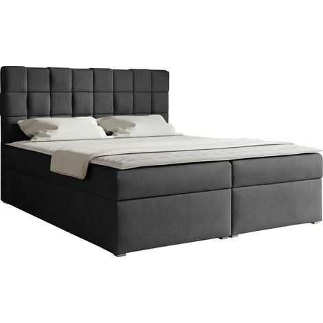 Cama continental Pomona 117, Kronos 22, Continental, Doble, 160x200, Tapiz, Somieres, 163x215x115cm (1/5)