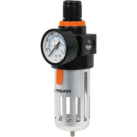 Filtro y regulador de presión de aire - 1/4" - 10 bar