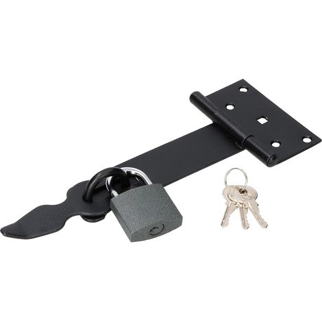 KOTARBAU Lot de 1 cadenas et cadenas - 240 mm - Noir (1/5)