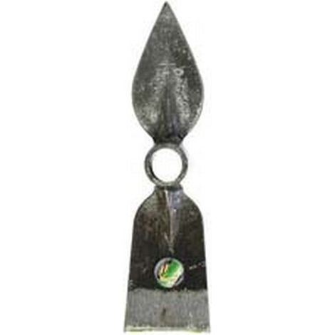 1PZ ZAPPINO TIPO FRANCIA CON PENNA "ORSATTI" - gr.550  cm.7,5x28,5h. occhio  mm.28/30