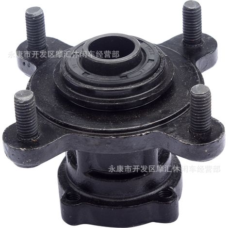 ATV 4WD ATV Go-Kart 50-110CC, 88mm front wheel flange bolt pattern, 15mm 4-hole wheel hub, black. (1/4)