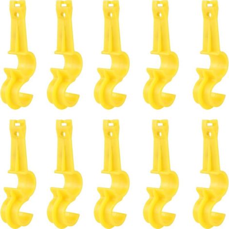 Lot 10 pinces support tuyau – forme S – alimentation eau – accessoires ferme (1/5)