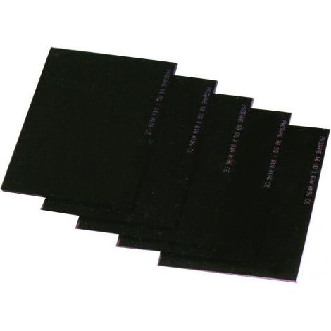 100PZ VETRO INATTINICO PER SALDATURA DIN 11 mm. 75x98