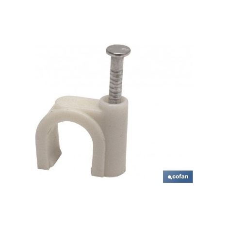 Grapa plastica cable redondo 14mm
