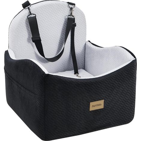 Siège auto rehaussé pour chien, imperméable, lavable, avec ceinture de sécurité (1/5)