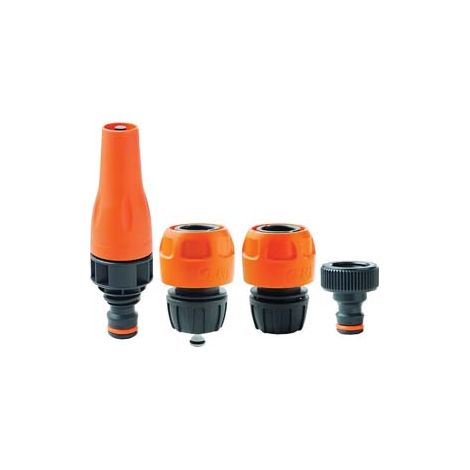 KIT LANCIA DRITTA PRESA RUBINETTO E RACCORDI PORTAGOMMA- -  blister 80005422 - 2 blister GF
