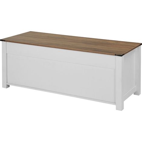 Table basse de style ferme avec plateau relevable 1200 mm, porte coulissante et rangement dissimulé, rustique pour salon, blanc (1/5)