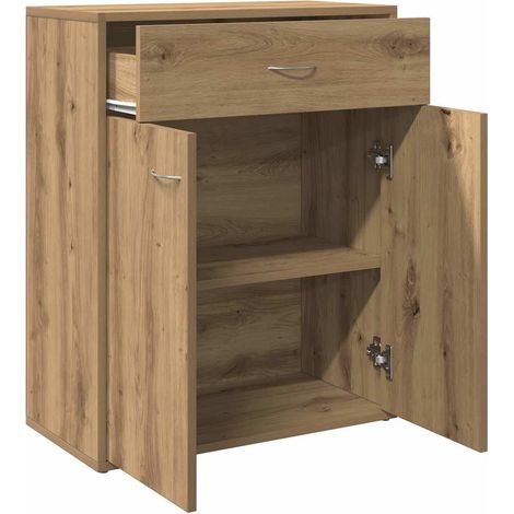 Maison Exclusive - Credenza Rovere Artigianale 60x30x75 cm in Legno Multistrato (1/5)