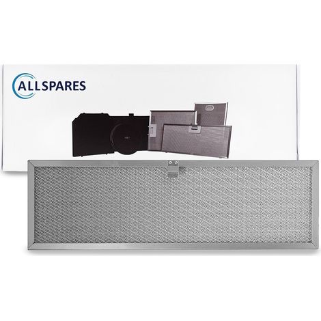 Filtro metálico AllSpares para campanas extractoras compatible con Novy 563-8015A (500x153x10mm) (1/5)