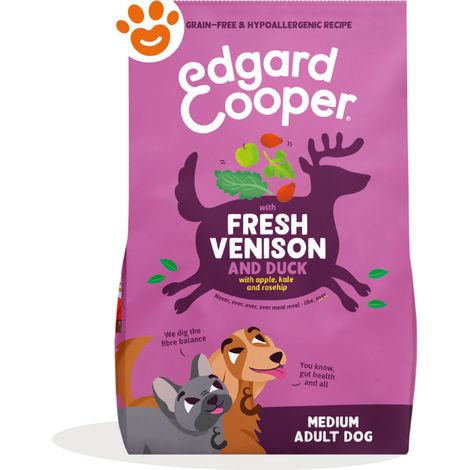 Edgard Cooper Dog Adult con Cervo e Anatra - Sacco 2,5 Kg -