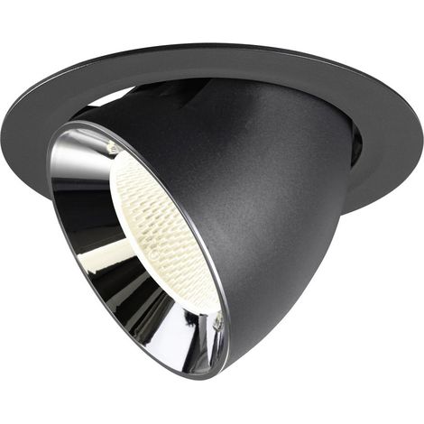Spot encastré Numinos Gimble XL noir/chrome 4000K - 20 deg - 1009902