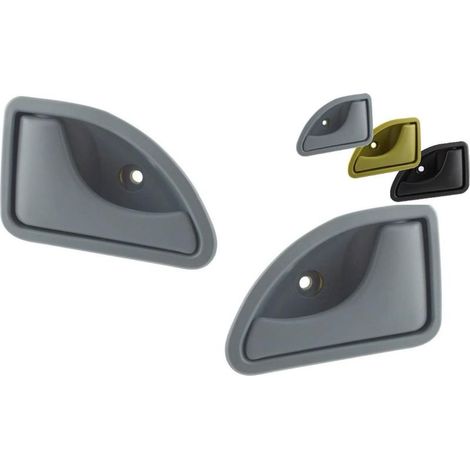 2 x Türgriffe vorne links UND rechts für TWINGO/KANGOO, LEBENSLANGE GARANTIE (Grau) (1/2)