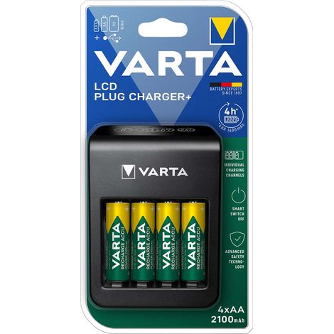 Varta 57687 cargador de batería Pilas de uso doméstico Corriente alterna