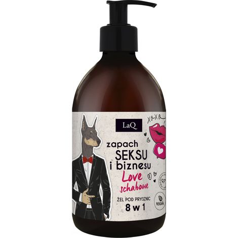 Gel douche naturel pour homme Doberman Love Schabowe LaQ 500ml