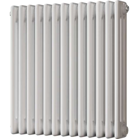 Alpha - White Column Radiator H600mm x W599mm 3 Column (1/3)