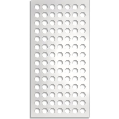 FORI-PICCOLI - Panneau ajouré en PVC - Brise-soleil - Dimension : 73x148 cm - Couleur : blanc