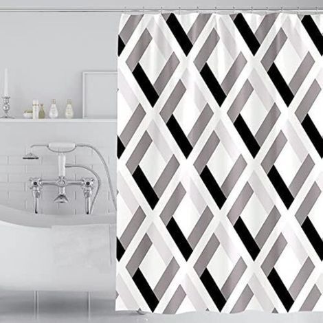 CSPARKV Extra Large Rideau de Bain 300 cm Rideau de Douche en Tissu, Rideau de Douche Anti Moisissure pour Salle de Bain, Rideaux de Douche Lavable (300x200CM) (1/4)