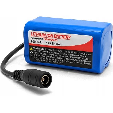 Batería Flytec de iones de litio de 7000 mAh (7 Ah, 7,4 V) para drones de pesca RC (1/3)