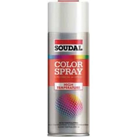6PZ COLOR SPRAY ALTE TEMPERATURE SMALTO SPRAY - ml.400 - alluminio (156122)