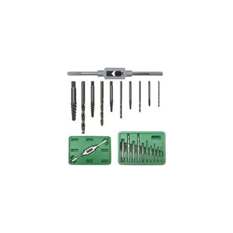 Kit d'extracteur de vis endommagé, 11 pièces/Éliminer les vis à tête, boulons et tarauds/tarauds réglables (1/5)