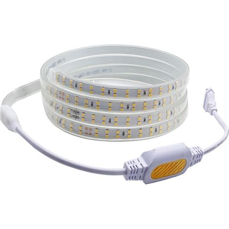 Ruban LED 220V Fin Recoupable 50M Double Rangée 9W/m IP65 2835 180LED/m - Blanc Neutre  - SILUMEN