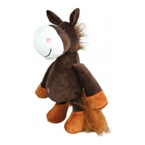 Cheval, son original, en peluche 32 cm