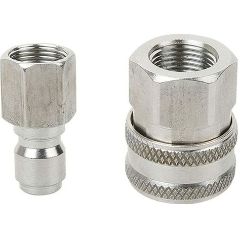 Kit adaptat pour nettoy haute pression, kit de déconnexion rapide, raccord femelle 3/8, 5000 PSI