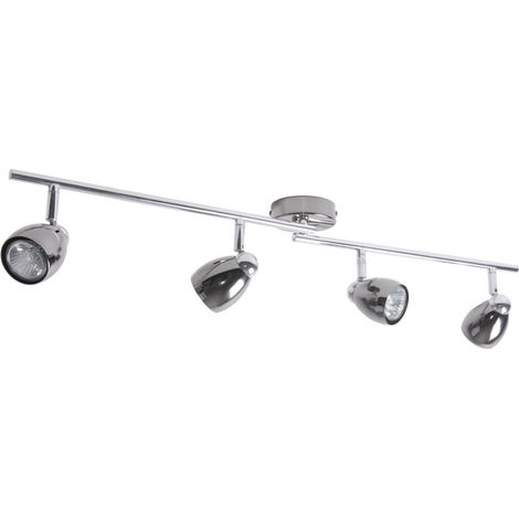 Faretti cromati a soffitto a LED per la camera degli ospiti, faretti orientabili (1/2)