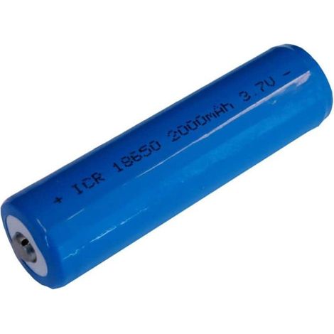 Lighthouse Rechargeable 18650 3.7V 2000mAh Lithium-ion Battery for Headlights (Model L/HSB372000) (1/2)