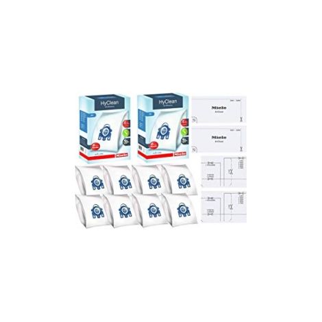 Miele – Lot de 2 paquets d’accessoires Hyclean GN (8 sacs + 4 filtres) (2, 1)