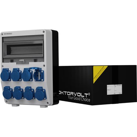 Tableau électrique de chantier TD 8x230 V Schuko Doktorvolt DV-6367-D (1/5)