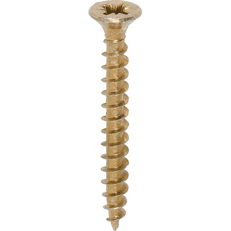 TIMco 4.5 x 40mm Solo Zinc & Yellow Woodscrew Qty 200