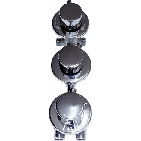 Ersatz Thermostat Armatur 4 fach Umschalter Dusche D46 10cm