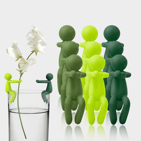 Ensemble de 9 supports pour bouturage de plantes, idéal pour la propagation des plantes ou le jardin. Trois pièces vertes. (1/5)
