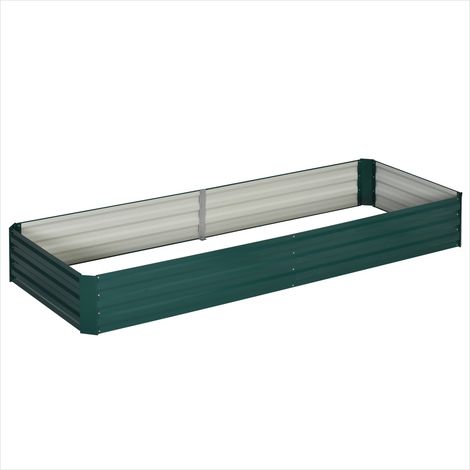 Porte-plantes Jardinière potager en acier pour balcon terrasse (1/5)